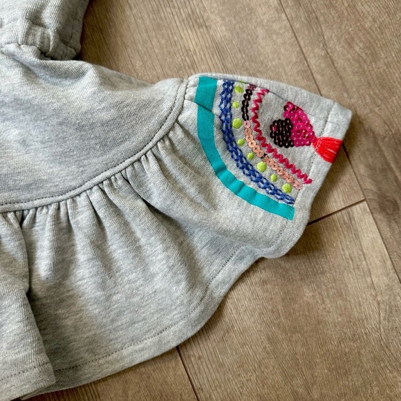 New Peek Toddler Girls Short Sleeve Sequin Dress Rainbow And Hearts size 2T - Picture 13 of 16